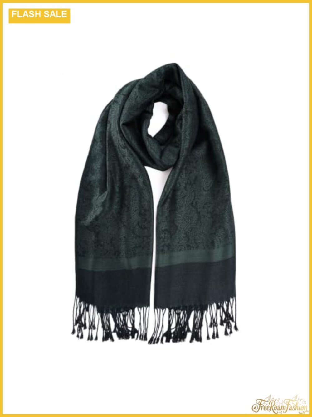Paisley Pashmina Shawl Wrap Women Fringe Reversible Rave Scarf Travel